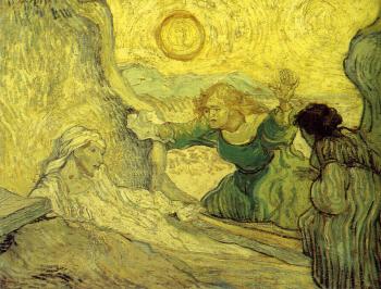 Vincent Van Gogh : The Raising of Lazarus(after Rembrandt)